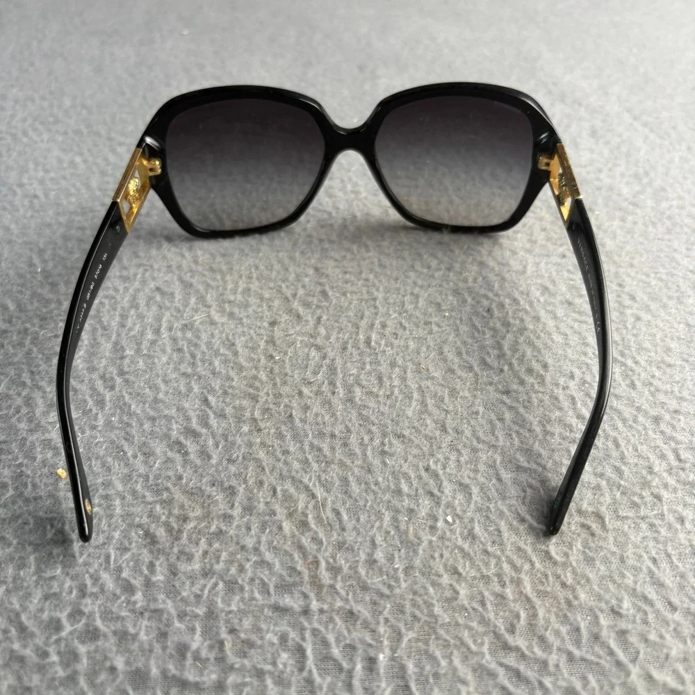 Versace 4212-B Medusa Crystal Sunglasses Black Gold Butterfly 57-16-135